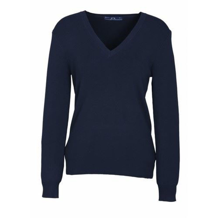 Picture of Ladies V Neck Pullover