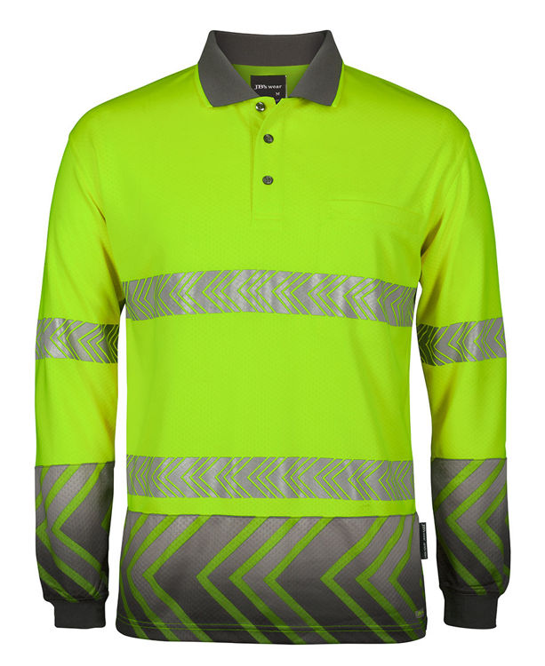 Picture of JB's L/S ARROW SUB POLO WITH SEGMENTED TAPE