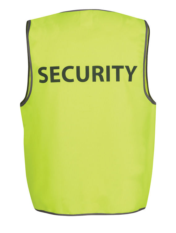 Picture of JB's HV SAFETY VEST PRINT SECURITY