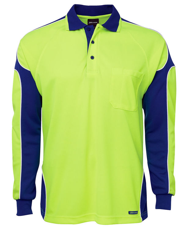 Picture of JB'S HI VIS L-S ARM PANEL POLO