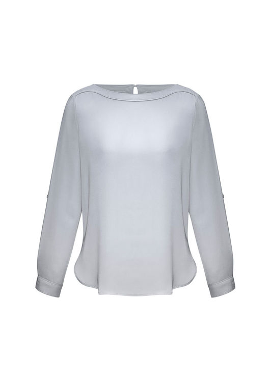 Picture of Ladies Madison Boatneck Blouse