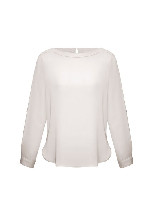 Picture of Ladies Madison Boatneck Blouse