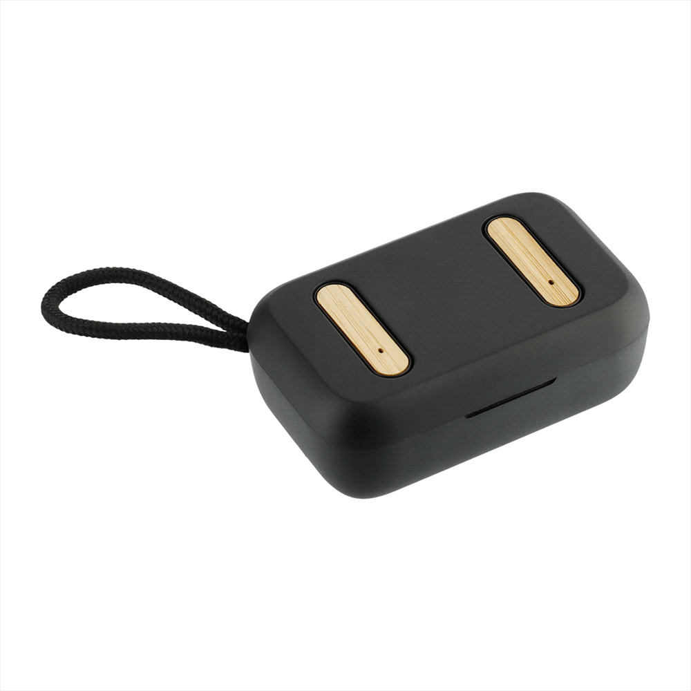 Bloom Bamboo True Wireless Auto Pair EarbudsCorporate Promotional Products Australia Branded
