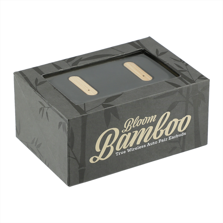 Bloom Bamboo True Wireless Auto Pair EarbudsCorporate Promotional Products Australia Branded