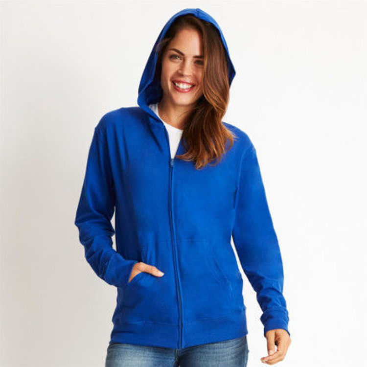 Picture of Unisex Sueded Zip Hoody