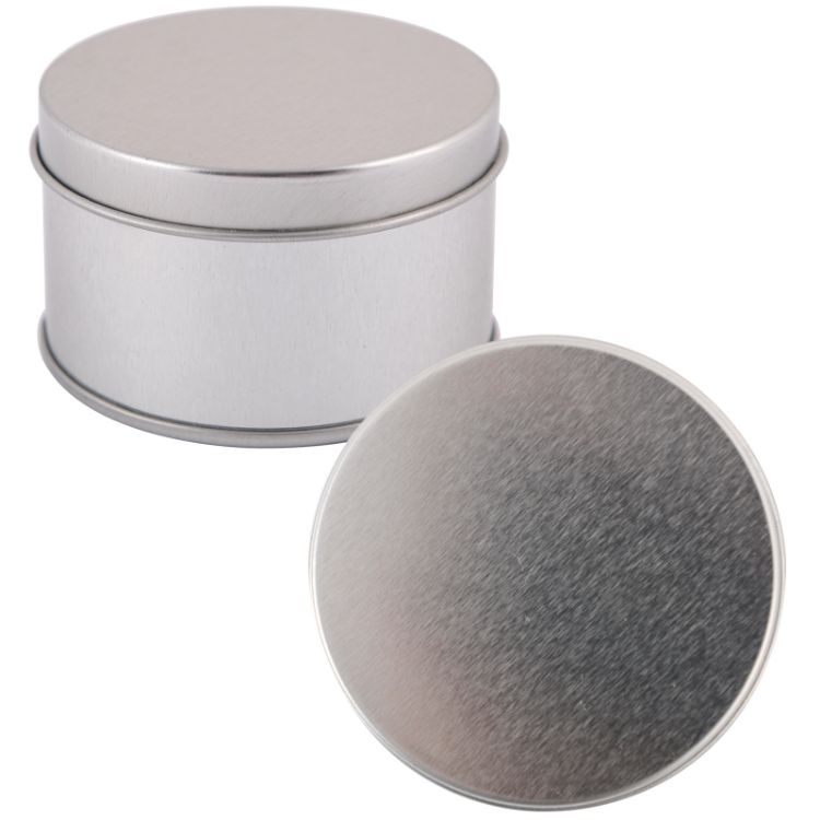 Picture of Silver Round Tin