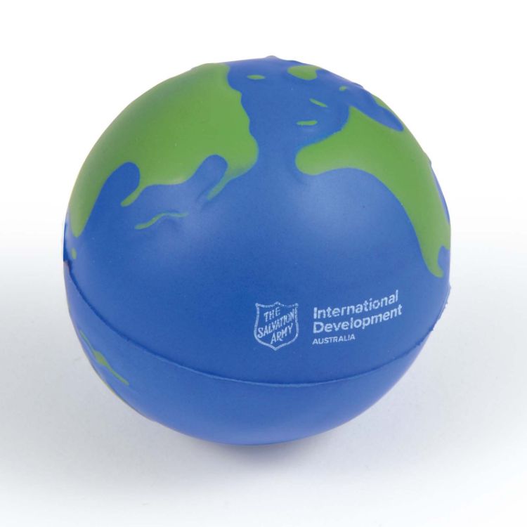 Picture of 2 Colour World Globe Stress Reliever