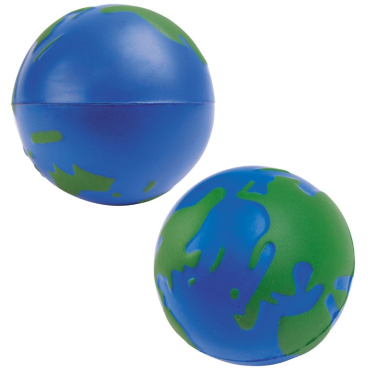 Picture of 2 Colour World Globe Stress Reliever
