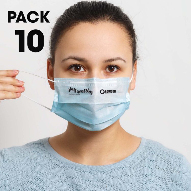 Picture of 10 Pack - Disposable Face Masks