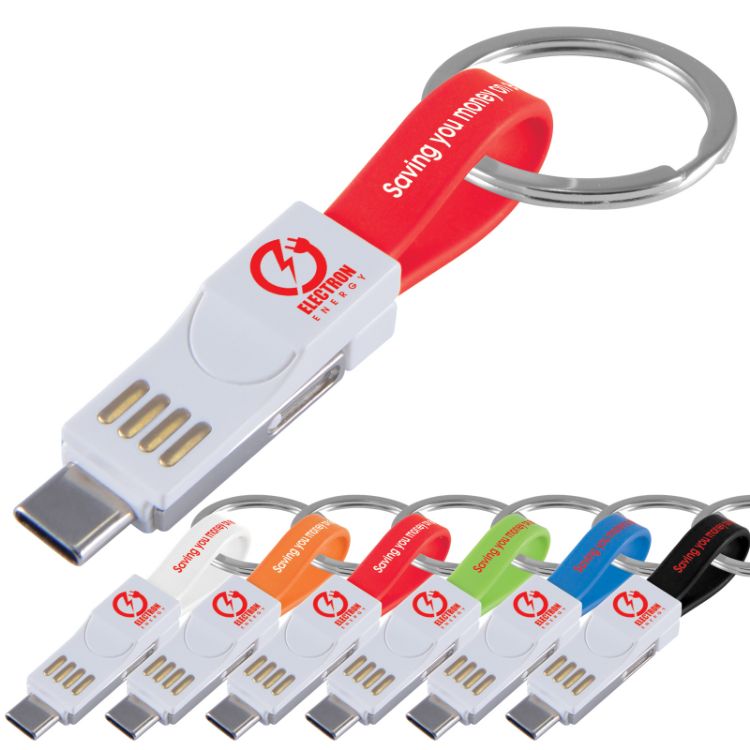 Picture of 3 in 1 Magnetic Charging Cable - Android, IOS, Type C 