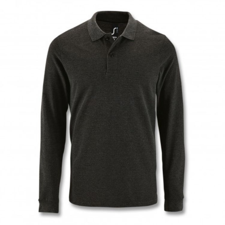 Picture of SOLS Perfect Men's Long Sleeve Polo