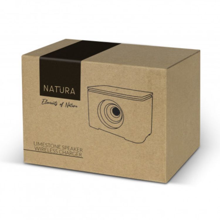Picture of NATURA Limestone Speaker Wireless Charger