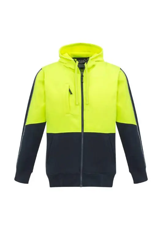 Picture of Unisex Hi Vis Full Zip Hoodie