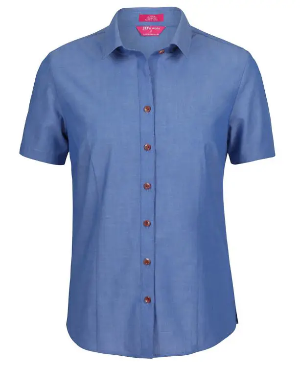 Picture of Ladies Classic S/S Fine Chambray Shirt