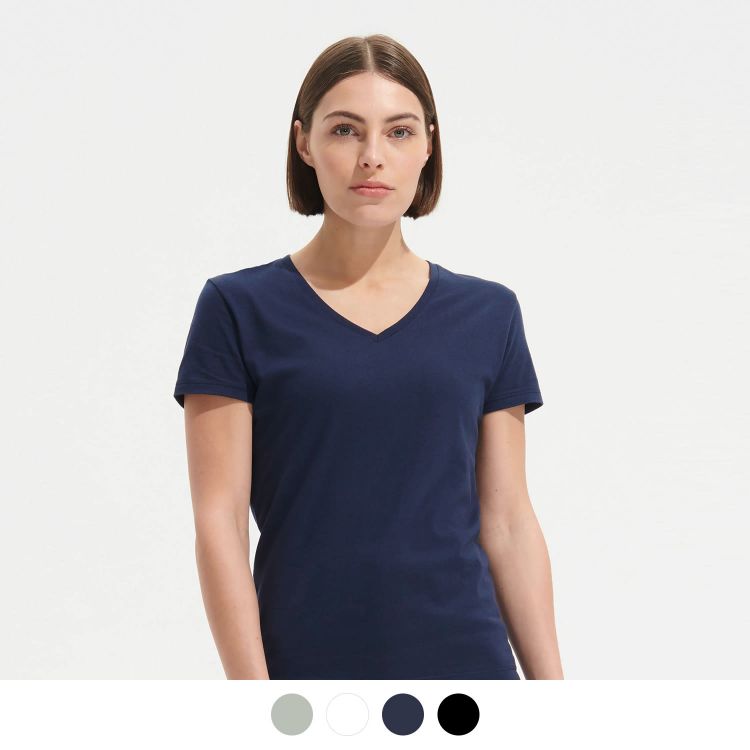 Picture of SOLS Imperial Womens V Neck T-Shirt