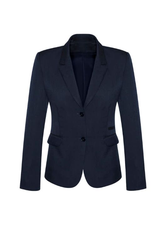 Picture of Womens Comfort Wool Stretch 2 Button Mid Length Jacket