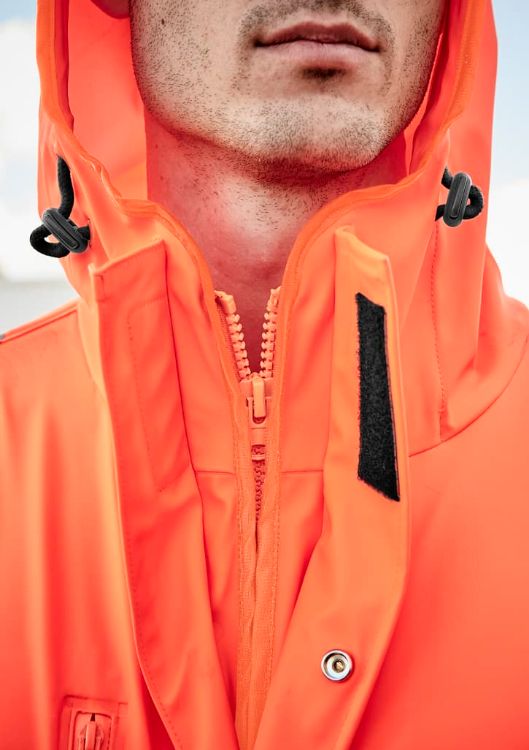 Picture of Mens Hi Vis X Back Heavy Duty Waterproof Jacket