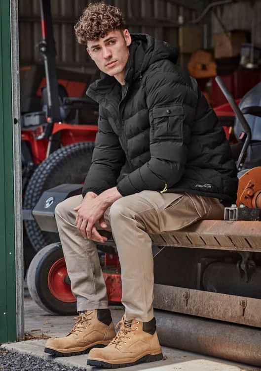 Picture of Mens Essential Basic Stretch Cargo Pant