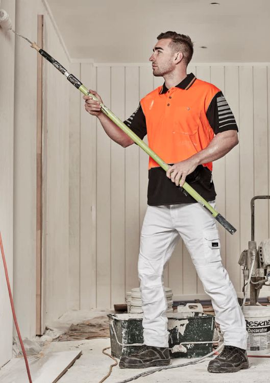 Picture of Mens Hi Vis Zone Short Sleeve Polo