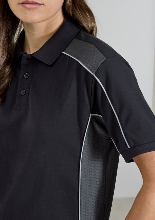 Picture of Unisex Grid Short Sleeve Polo