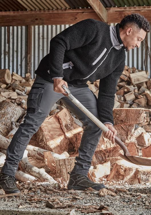 Picture of Unisex Streetworx Full Zip Sherpa Fleece