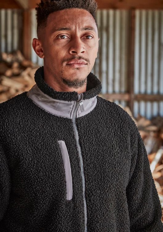 Picture of Unisex Streetworx Full Zip Sherpa Fleece