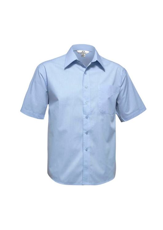 Picture of Mens Micro Check Short Sleeve Shirt