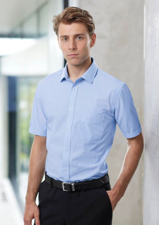 Picture of Mens Euro Short Sleeve Shirt