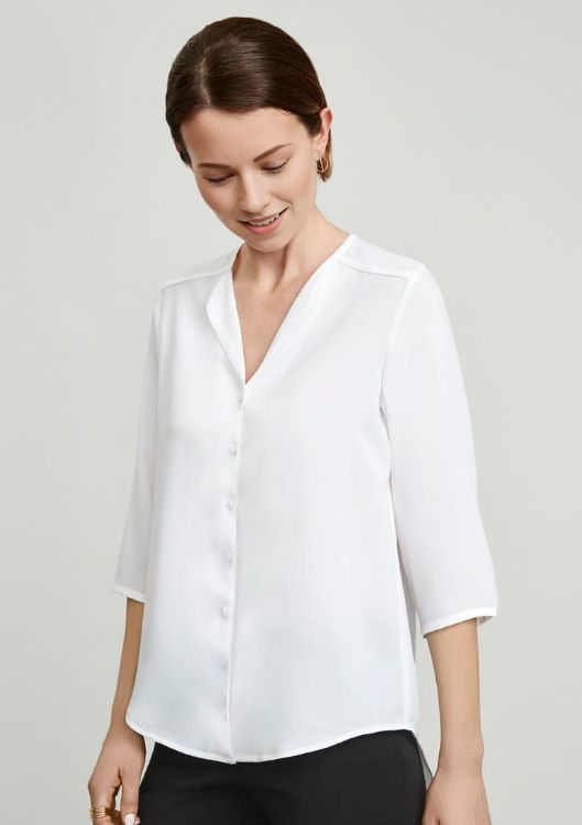 Picture of Womens Lily Longline Blouse