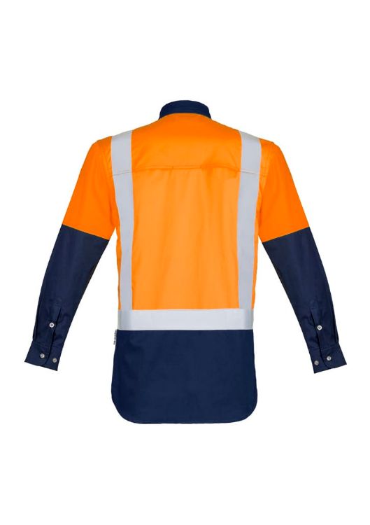 Picture of Mens Industrial Long Sleeve Shirt - Shoulder Taped