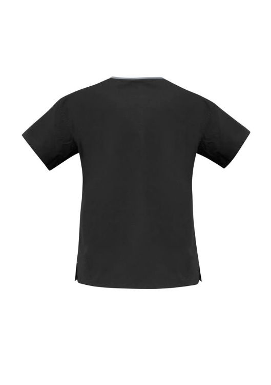 Picture of Classic Womens Contrast Crossover Scrub Top
