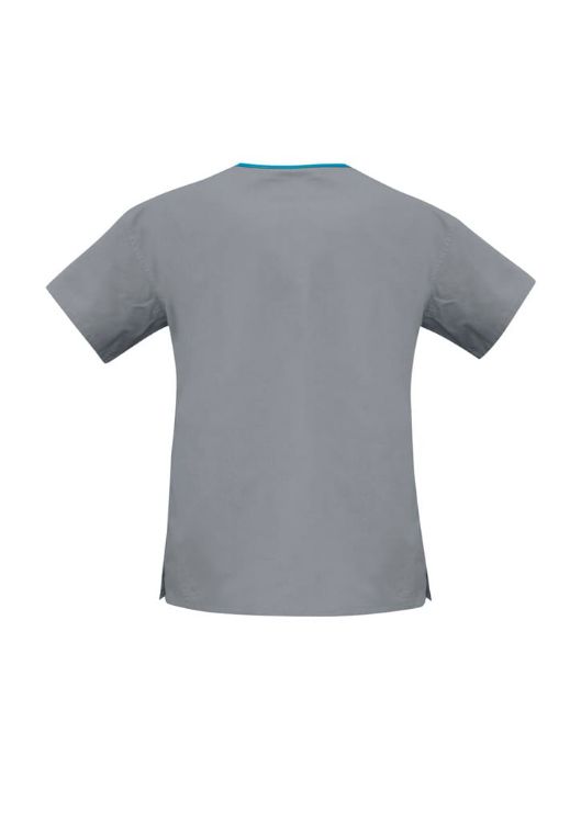 Picture of Classic Womens Contrast Crossover Scrub Top