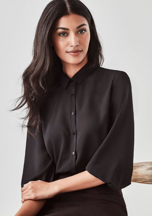 Picture of Womens Lucy 3/4 Sleeve Blouse