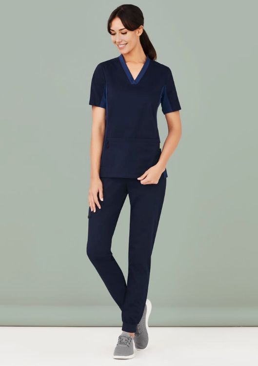 Picture of Womens Riley Slim Leg Jogger Scrub Pant