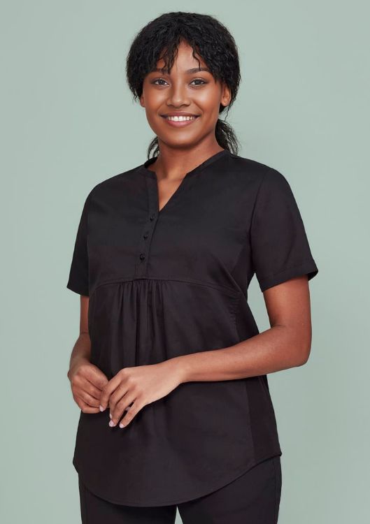 Picture of Womens Rose Tunic Scrub Top