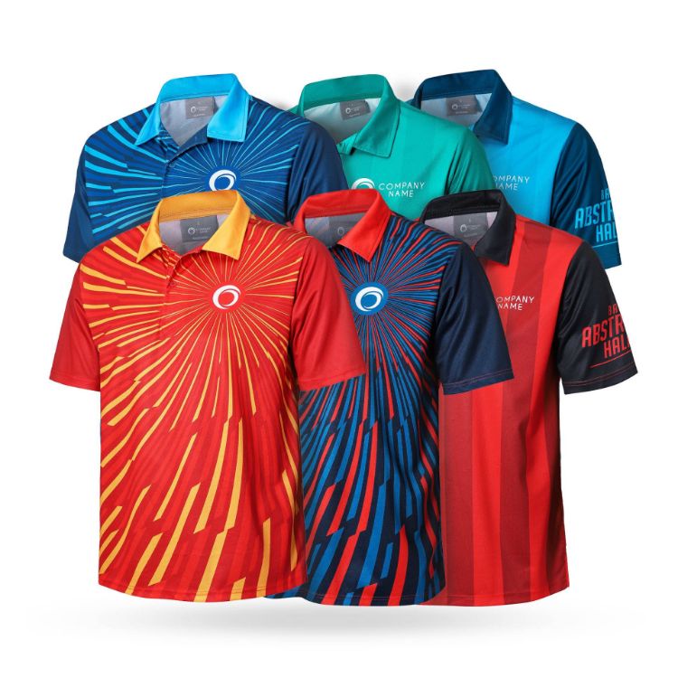 Picture of 100%Polyester Sublimated Basic POLO