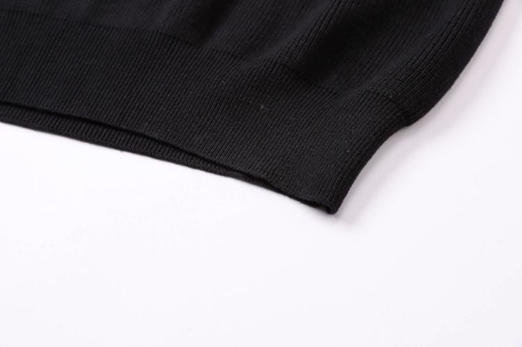 Picture of Unisex Cotton Spandex V-Neck Knitted Vest