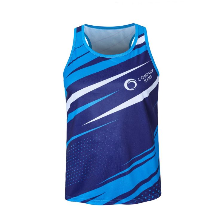 Picture of 100%Polyester Sublimated Sports Singlet