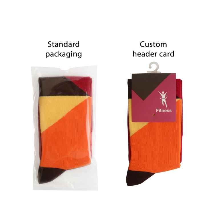 Picture of Mid Calf Custom Pattern Socks