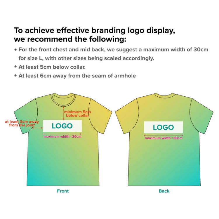 Picture of Unisex Adults 100% Polyester Sublimated Insert Collar T-shirt