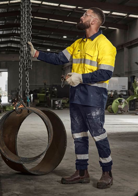 Picture of Mens Essential Stretch Taped Cargo Pant - Cuffed