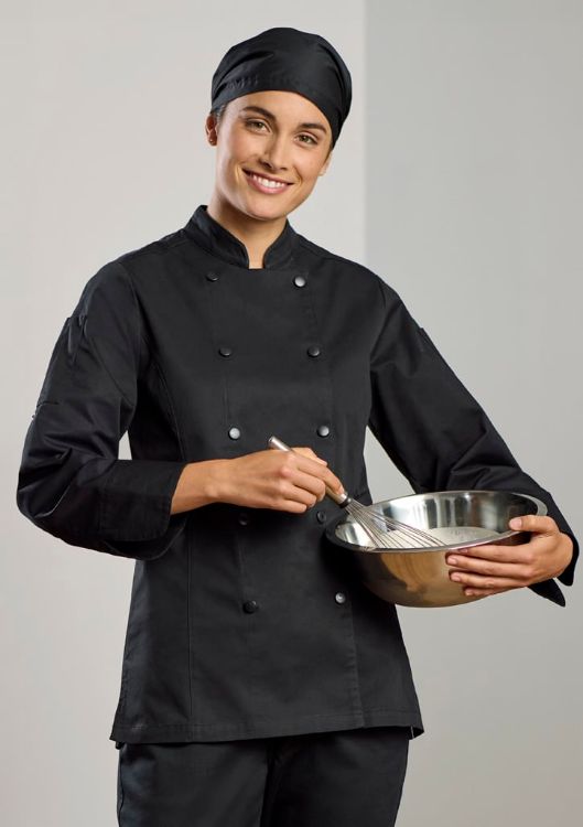 Picture of Womens Gusto Long Sleeve Chef Jacket