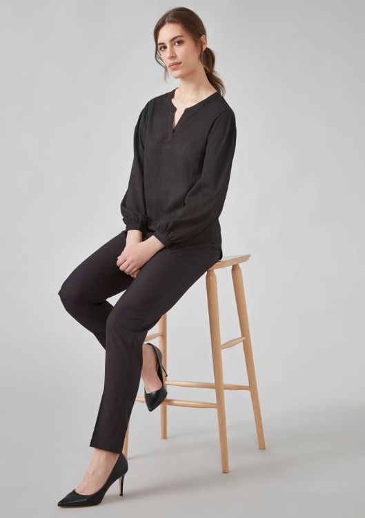 Picture of Womens Ruche Long Sleeve Blouse