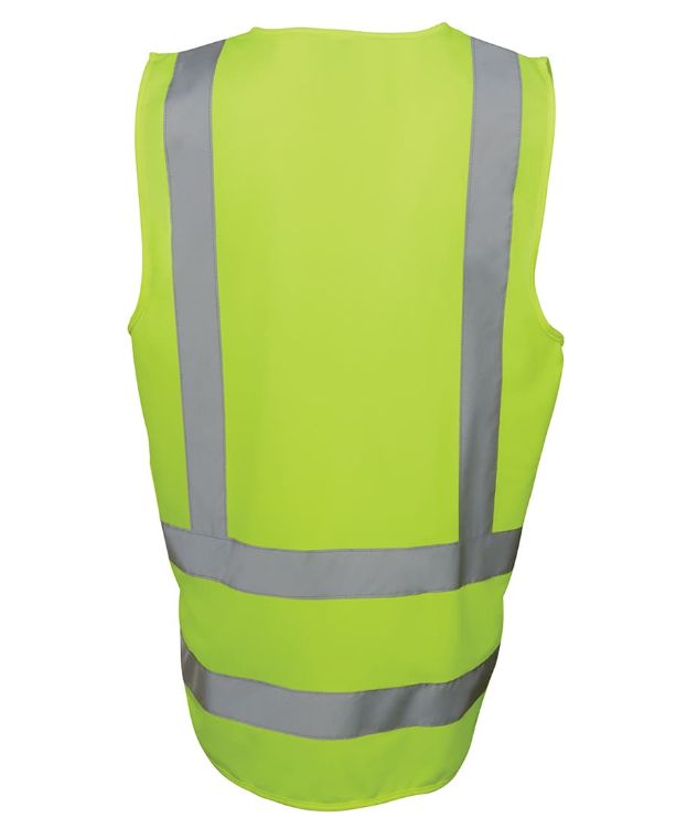 Picture of JB's Hv Zip Drop Tail H Pattern (D+N) Vest Lime