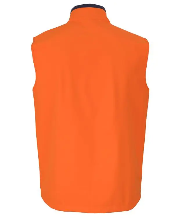 Picture of JB's Hv Three Layer Softshell Vest Lime/Navy