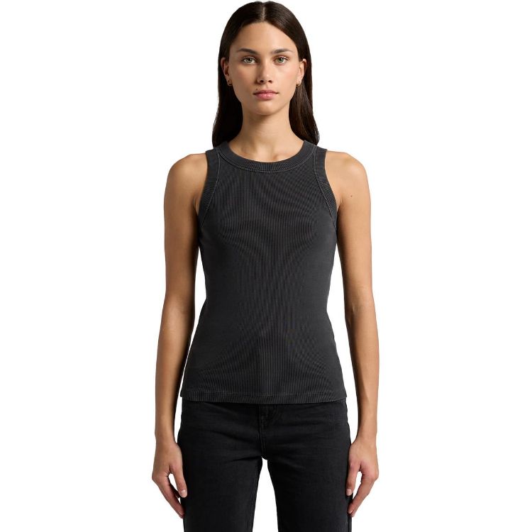 Picture of Wo's Faded Organic Rib Tank