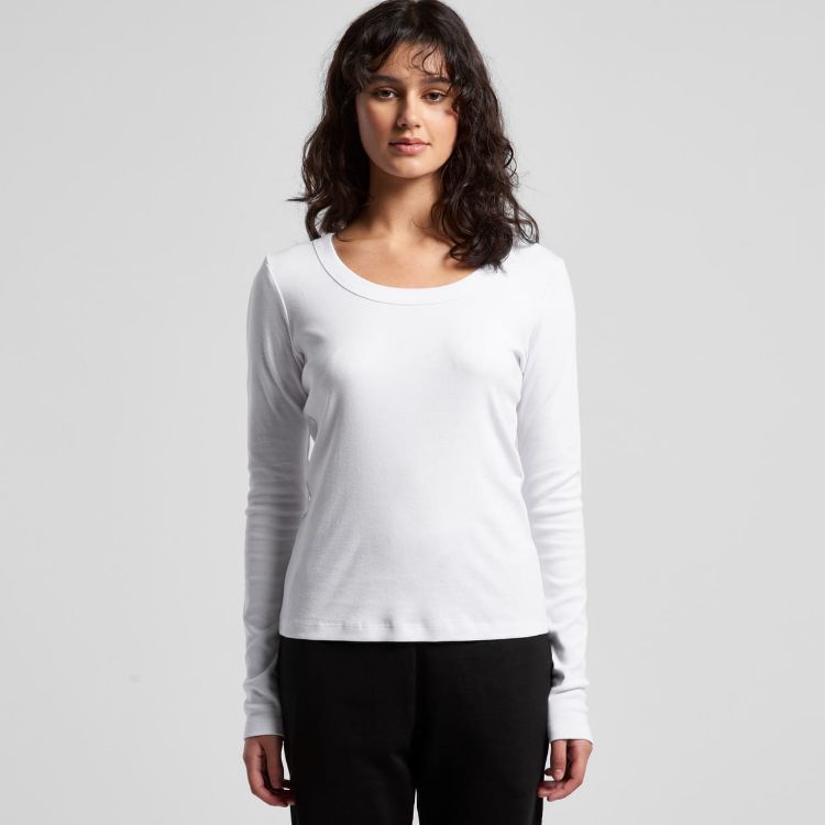Picture of Wo's Organic Rib L/S Tee