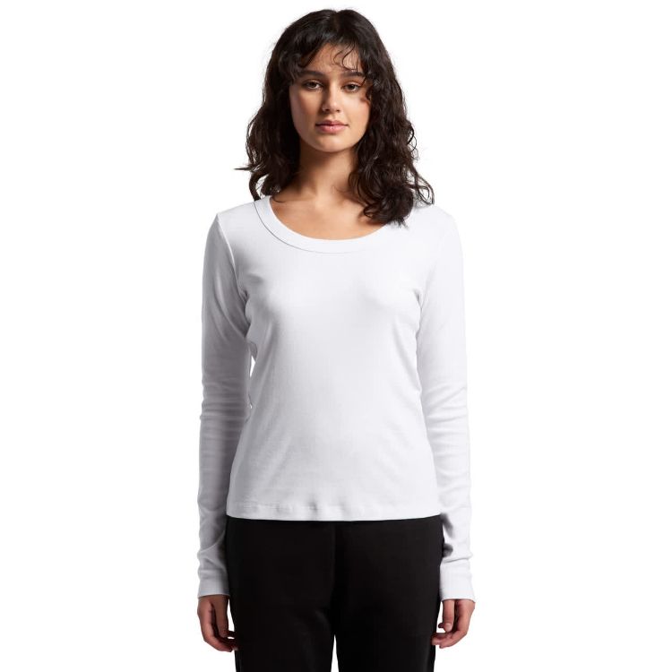 Picture of Wo's Organic Rib L/S Tee