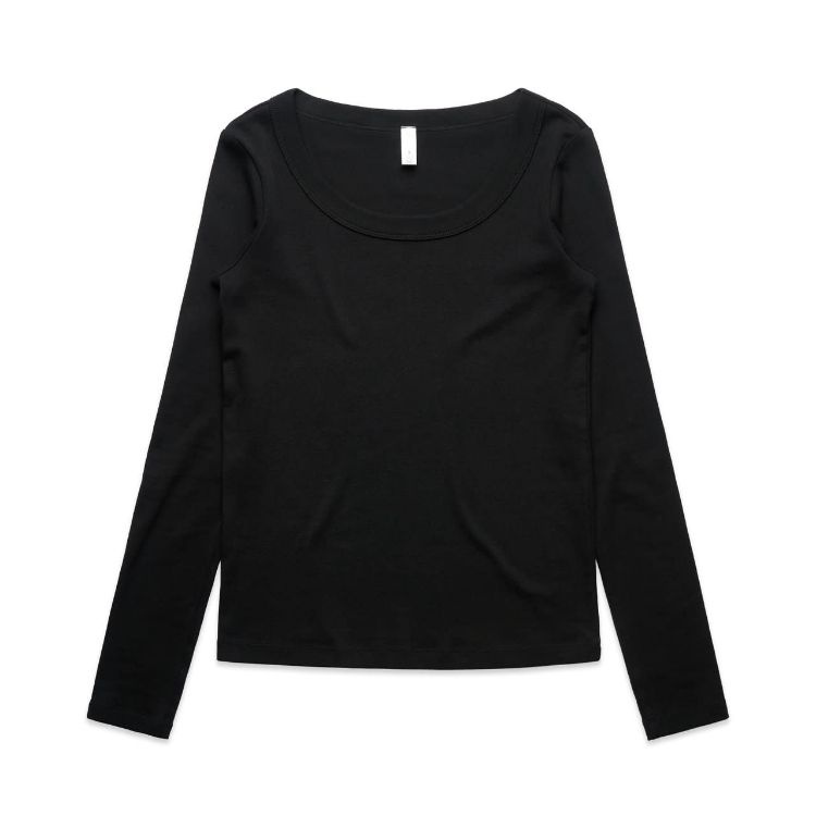 Picture of Wo's Organic Rib L/S Tee