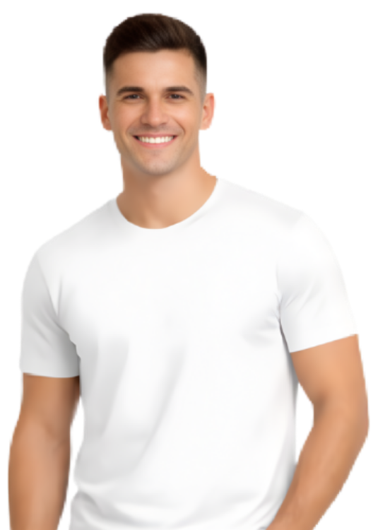 Teezcot_Unisex_RoundNeck_White